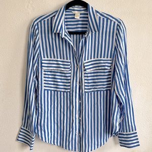 H&M Striped Button Down Shirt